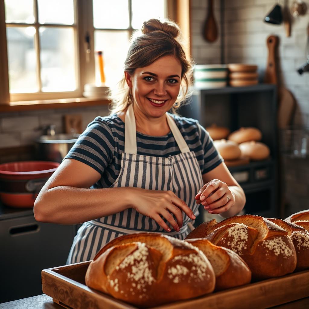 Frühschicht in einer Handwerksbäckerei – der Geschäftszweck ist die Versorgung der Nachbarschaft, nicht die Gewinnzeile.