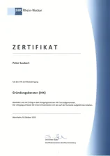 IHK-zertifizierter Gründungsberater